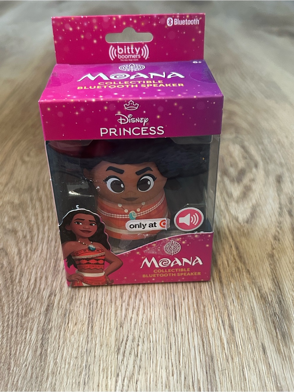 Disney Moana Pink and Orange Collectible Bluetooth Speaker